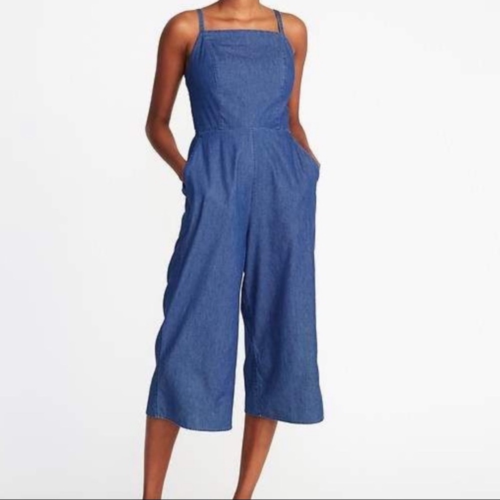 Old Navy Denim Romper Jumpsuit